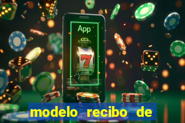 modelo recibo de pagamento autonomo